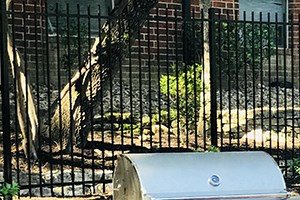 BBQ Area with tables l Round Rock, TX Apts For Rent